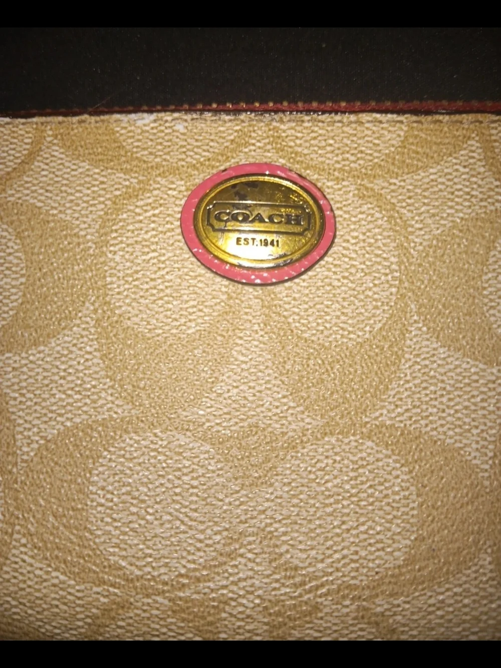 Coach signature monogram